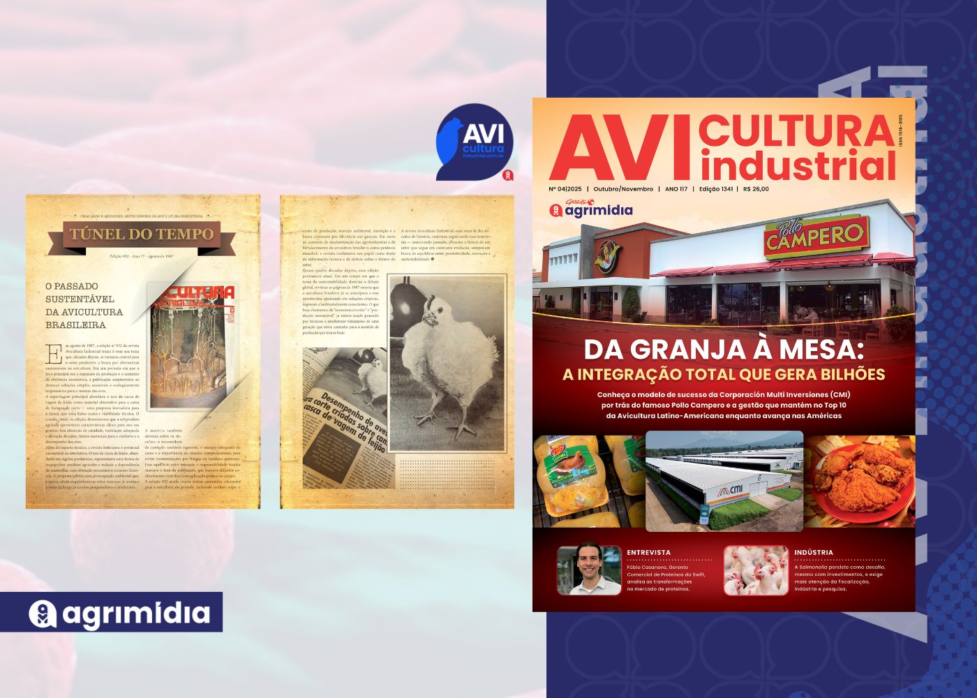 "O passado sustentável da avicultura brasileira" na Avicultura Industrial de Outubro "O passado sustentável da avicultura brasileira" na Avicultura Industrial de Outubro