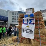 Bruxelas volta a ser palco de protestos contra o Acordo Mercosul–União Europeia Bruxelas volta a ser palco de protestos contra o Acordo Mercosul–União Europeia