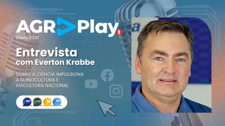 Everton Krabbe detalha os avanços da Embrapa Suínos e Aves em novo episódio do AgrPlay Everton Krabbe detalha os avanços da Embrapa Suínos e Aves em novo episódio do AgrPlay